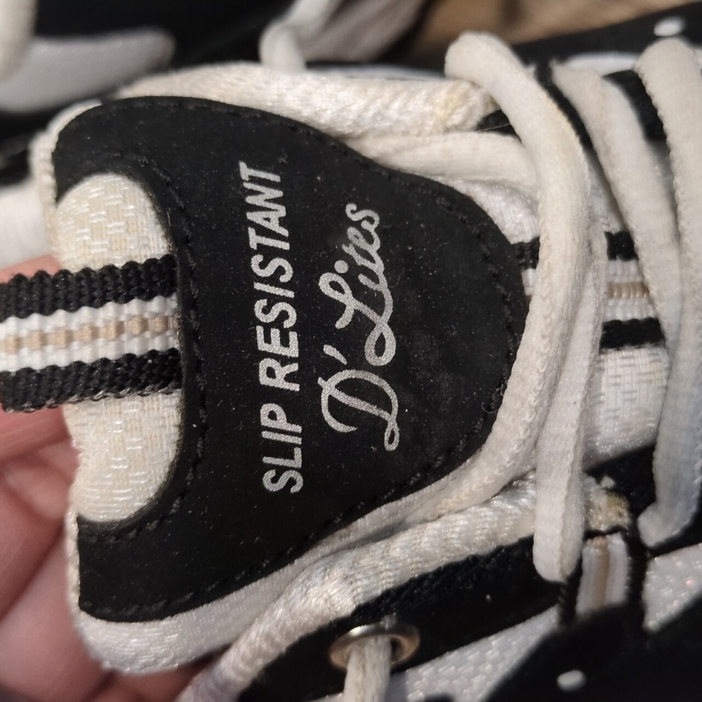❤️Skechers D'Lites Women's Black & White Safety Toe Sneakers size 8.5❤️ - Picture 10 of 16
